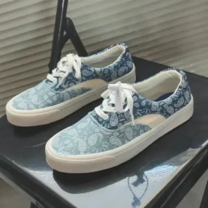 Navrina Vintage Breathable Printed Canvas Shoes