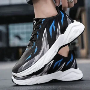 Navrina Men Fashion Color Matching Breathable Running Sneakers