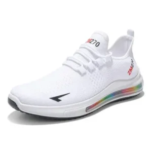 Navrina Men'S Casual Rainbow Bottom Air Cushion Running Sneakers