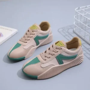 Navrina Women Fashion Color Block Breathable Sneakers