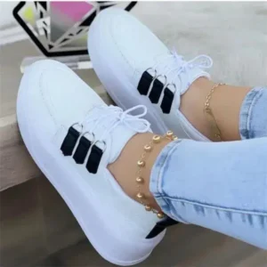 Navrina Women Fashion Lace-Up Sneakers